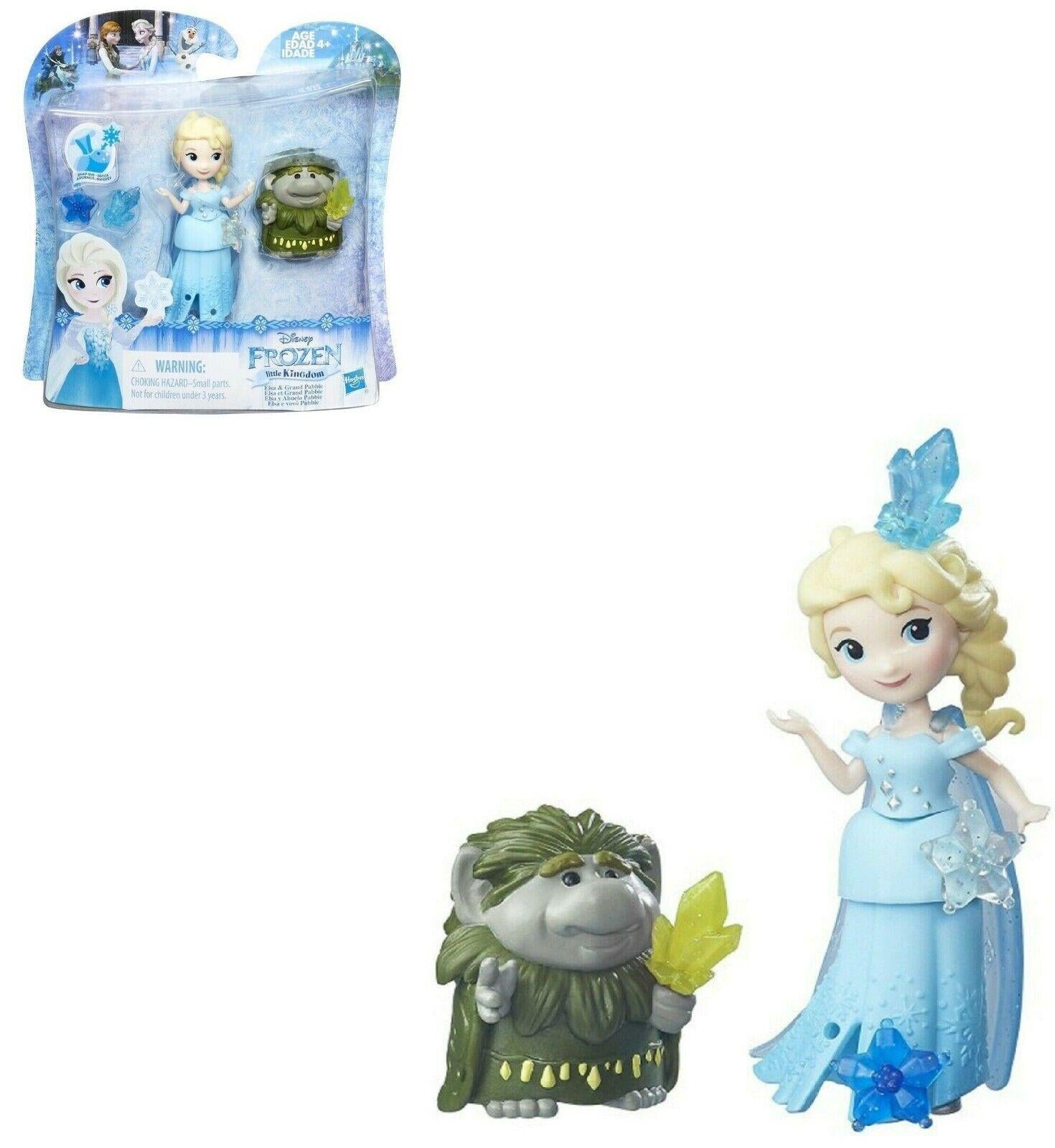 Disney Frozen Little Kingdom Elsa & Grand Pabbie Ages 4+ Toy Doll Play