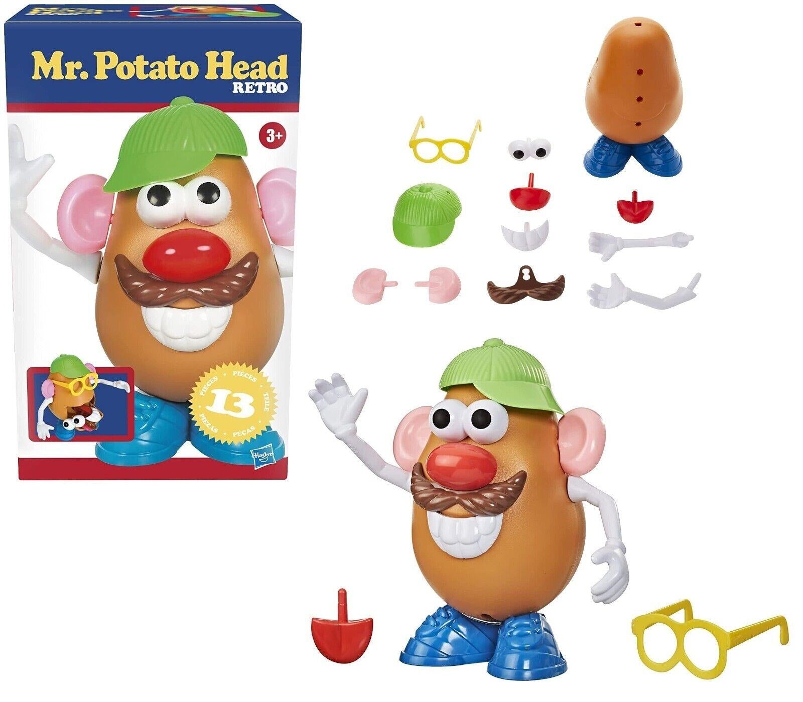 Mr Potato Head Retro with accessories Edition Mash Back to 1980s Ages 3+ New Toy Mix Play