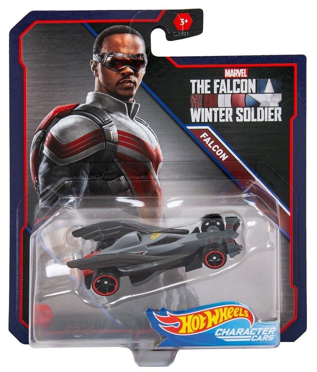 Hot Wheels Marvel Car 3+ Toy Falcon Character Car Race Fun