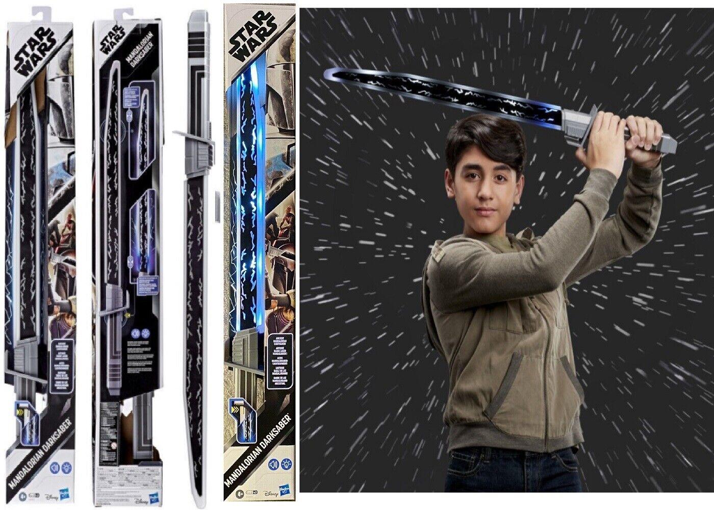 Star Wars RP Mandalorian Darksaber Ages 4+ Toy Lightsaber Fight Sword Disney Fun
