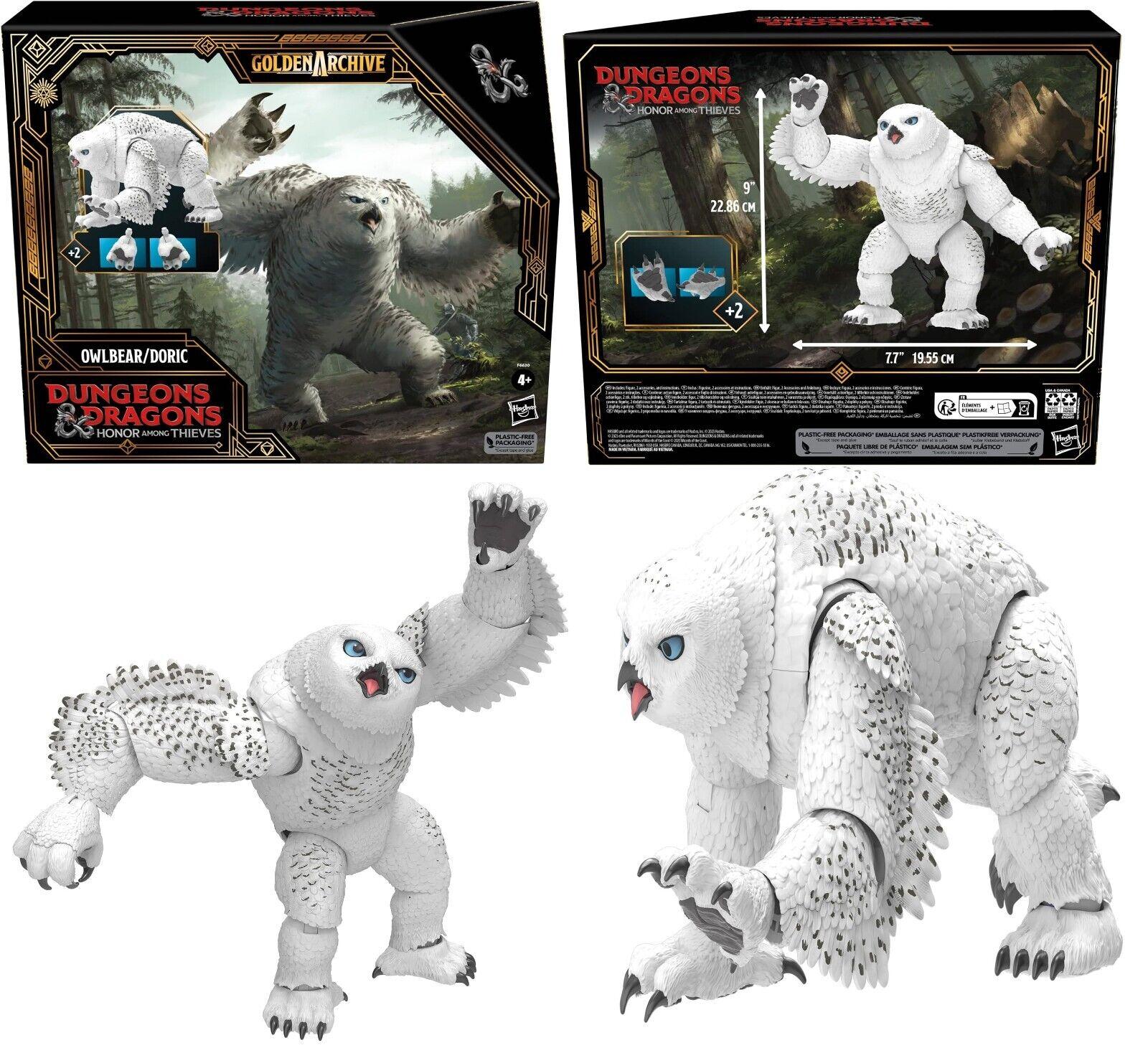 Dungeons & Dragons Honor Among Thieves Golden Archive Owlbear 6 Inch Figure Play