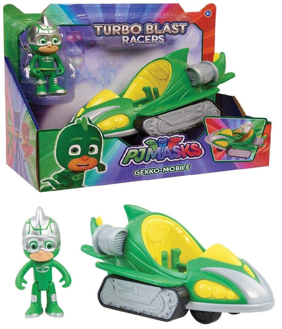 PJ Masks Turbo Blast Gekko Mobile Car for 3+ Race Play Gift