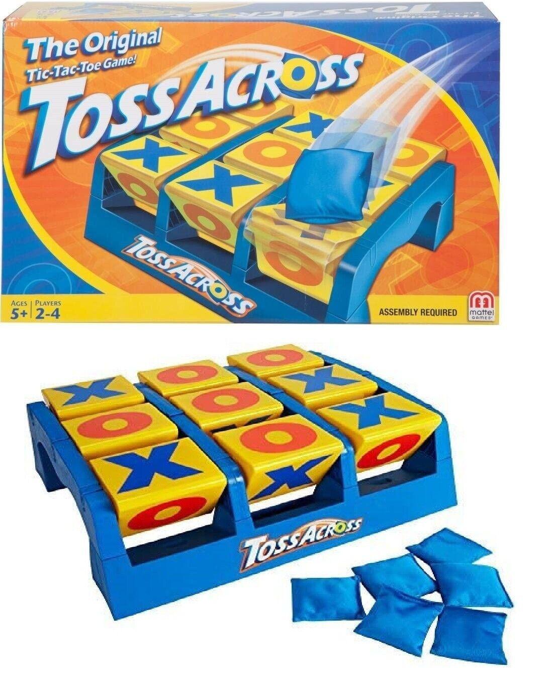 Toss Across 2-4 Players Action Game Ages 5+ New Toy Bean Bag Target Base Logo