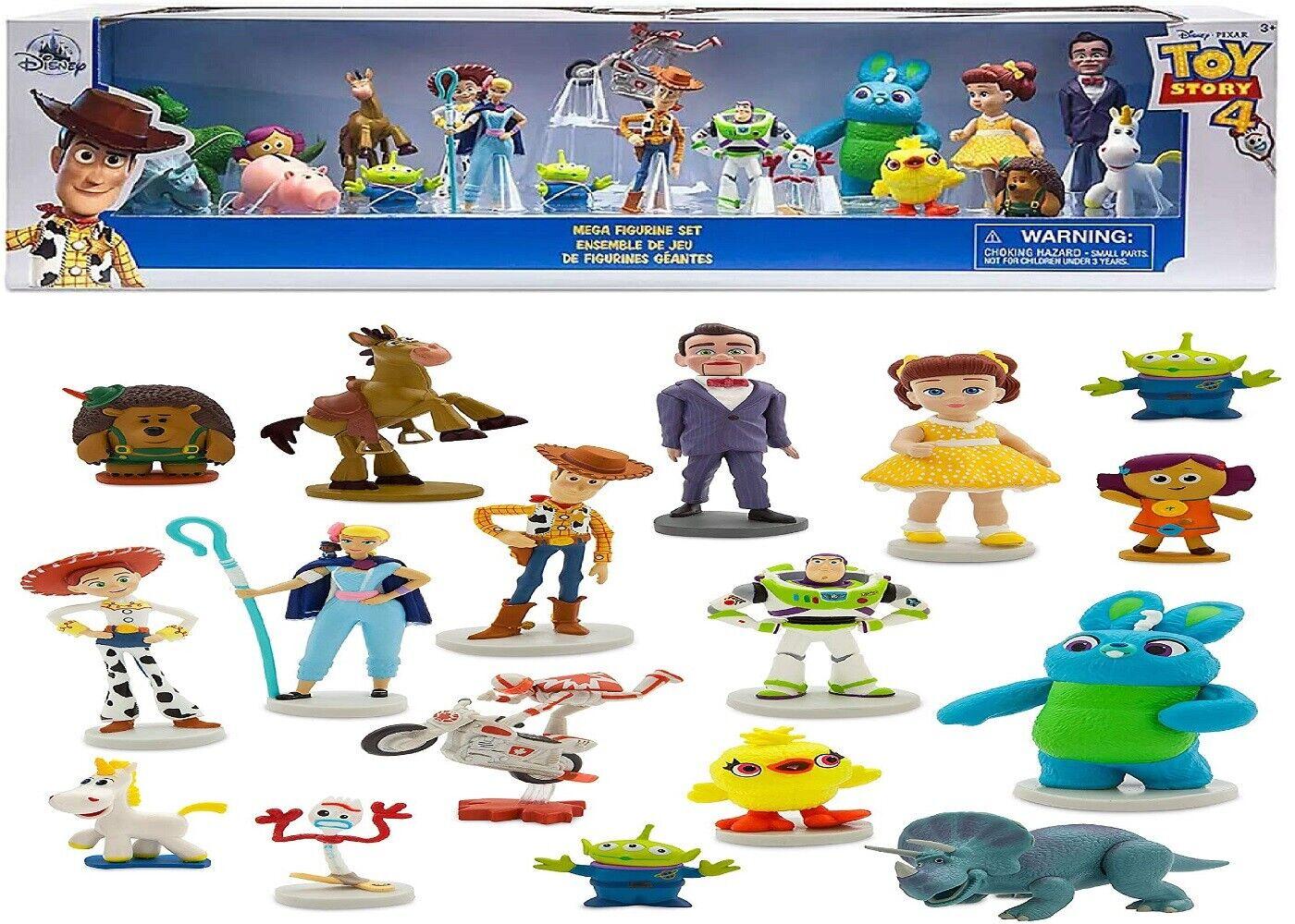 Disney Store Pixar Toy Story Mega 18 Figures Play Set Buzz Woody Jessie Doll