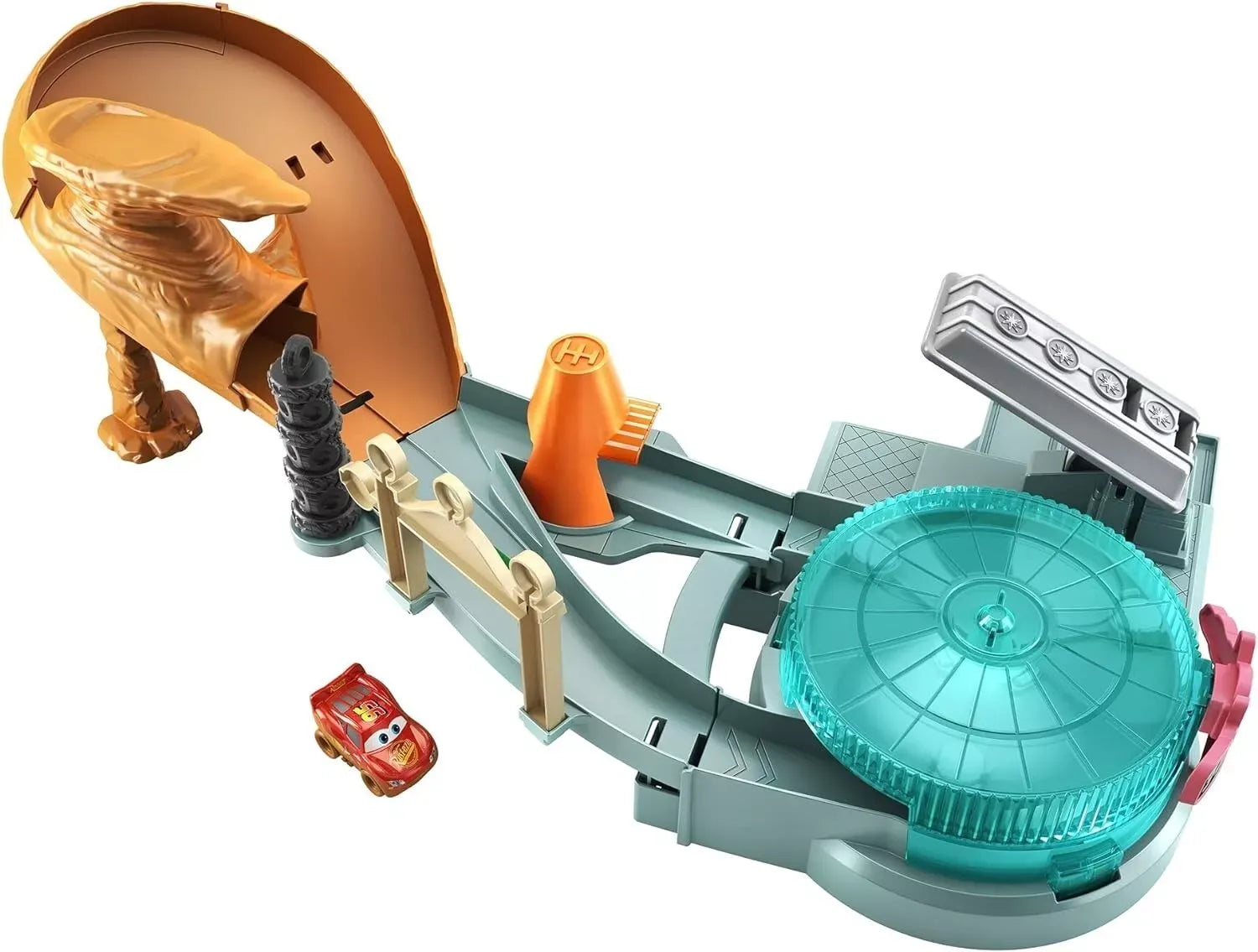 Fisher-Price Disney Pixar Cars Mini Racers Radiator Springs Spin Out Track