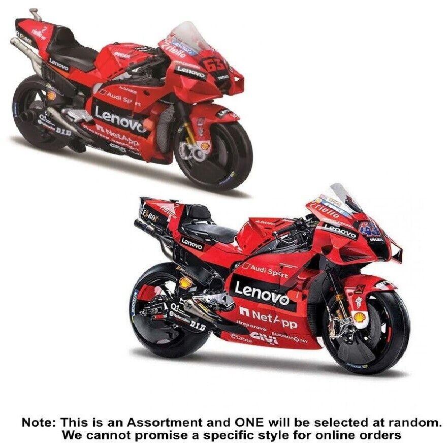 Maisto 1:18 Moto GP 2021 Ducati Lenovo Team Assortment Designs may vary Bike