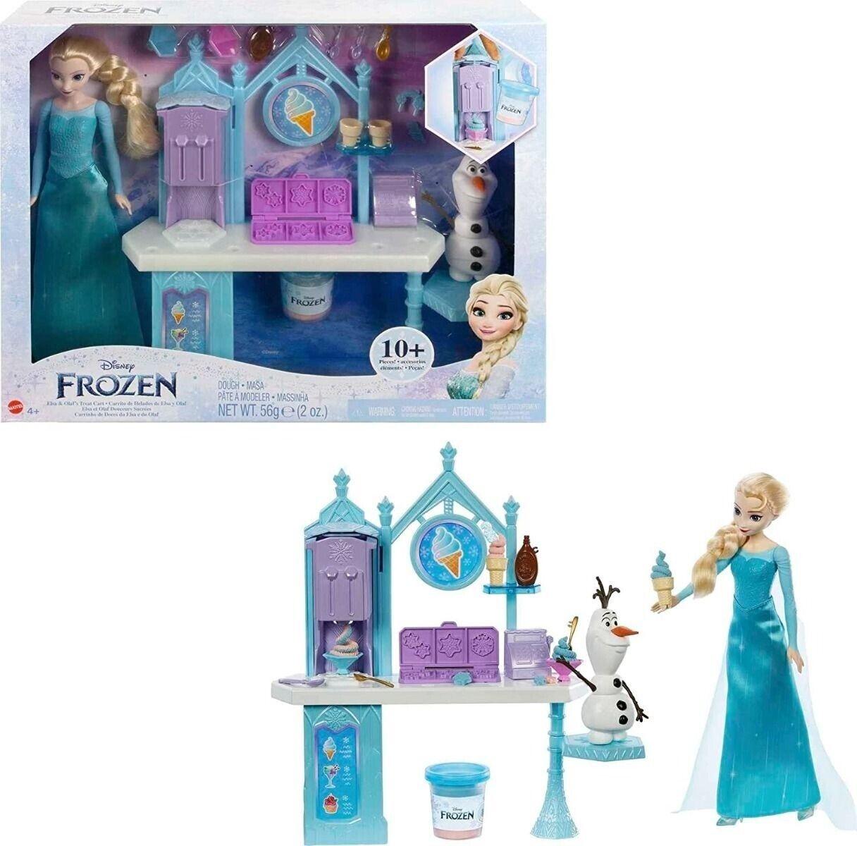 Disney Princess Disney Frozen Toys Dessert Playset with Elsa Doll Olaf Figure