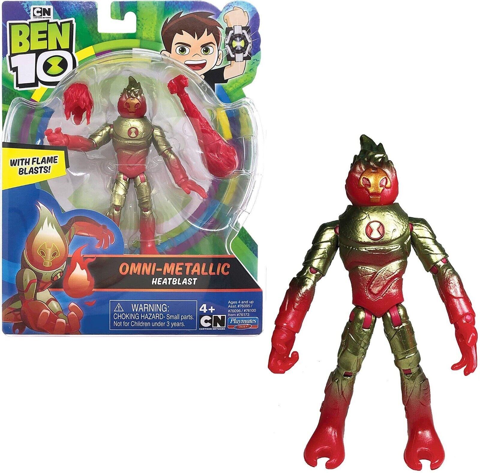 Ben 10 Omni-Metallic HeatBlast Cartoon Network Play Gift Assorted Ages 4+ New Toy