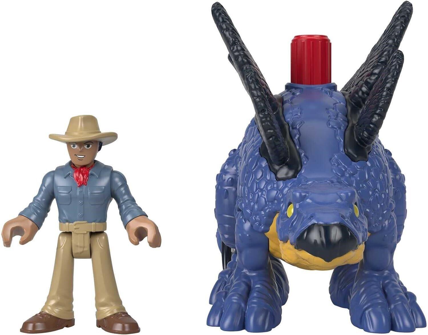 Fisher-Price Imaginext Jurassic World Dominion Dinosaur Stegosaurus Grady Dino New Toy