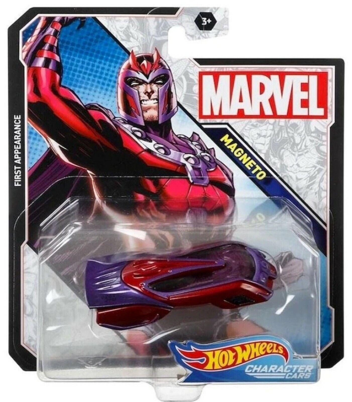 Hot Wheels Marvel Car 3+ Toy Magneto Character Car Race Fun