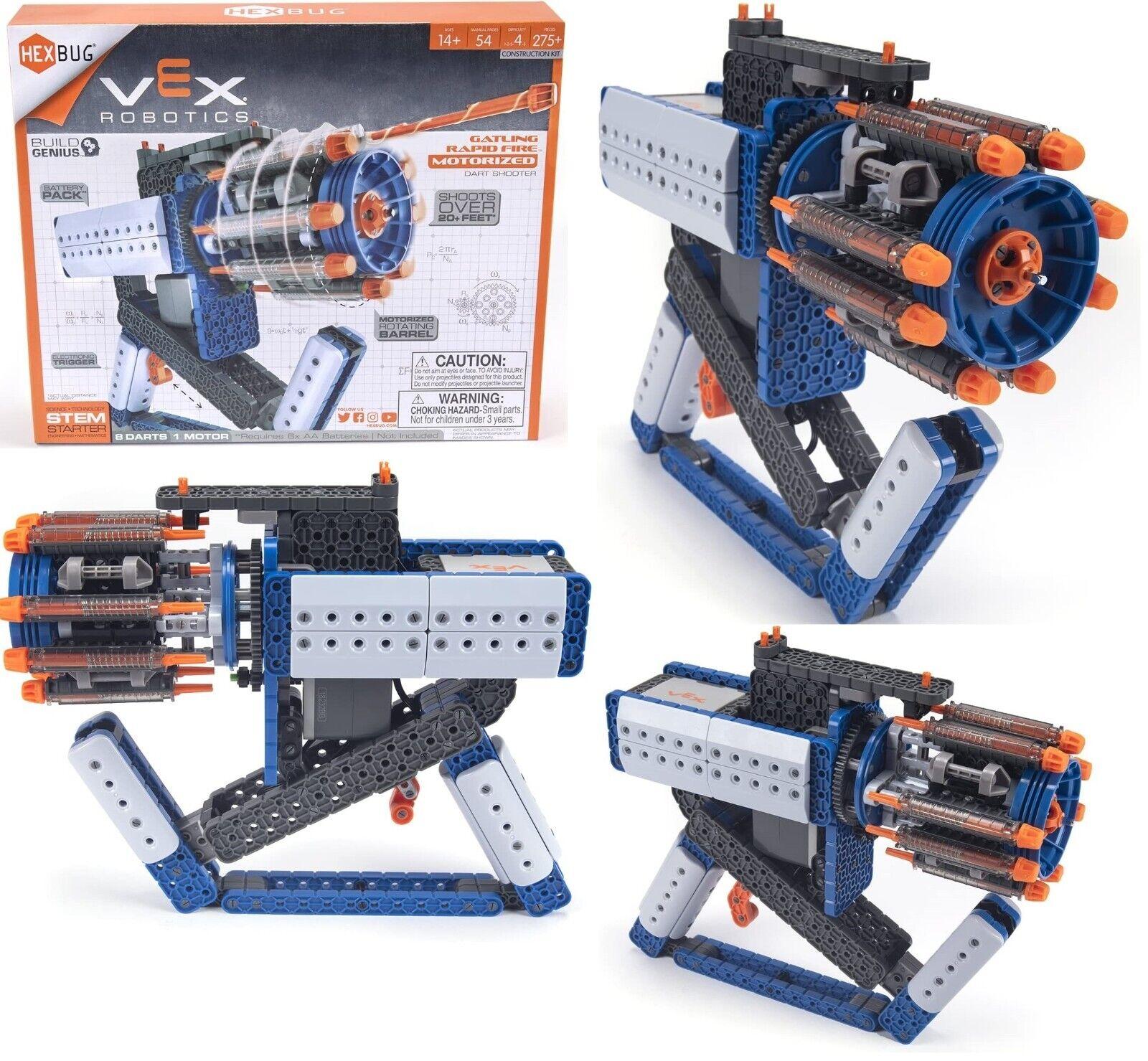 Hexbug Vex Robotics Gatling Rapid Fire Motorised Dart Shooter Construction Set