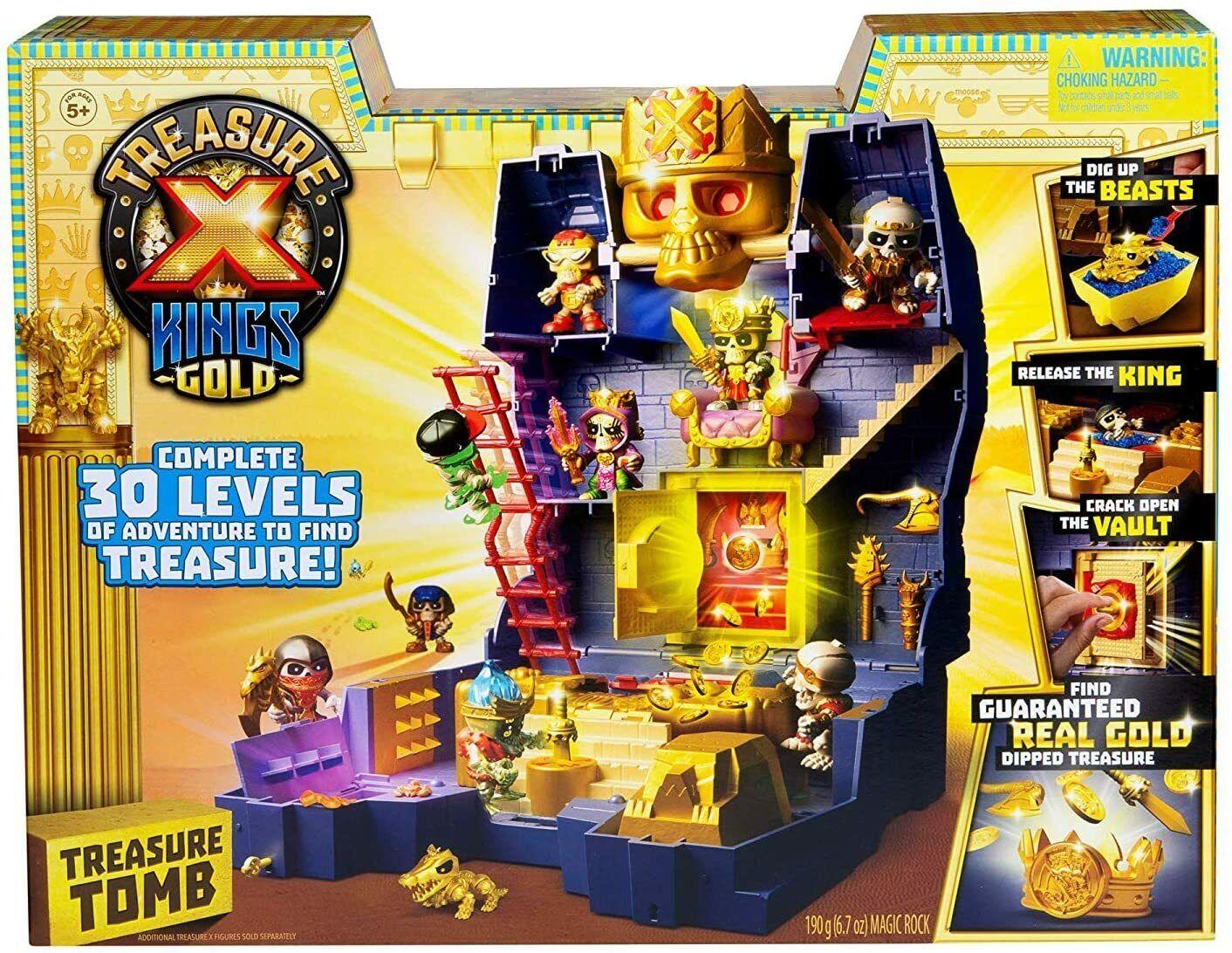 Treasure X King Gold Treasure Tomb Ages 5+ Toy Learn Cartoon Vault Mind Game Fun