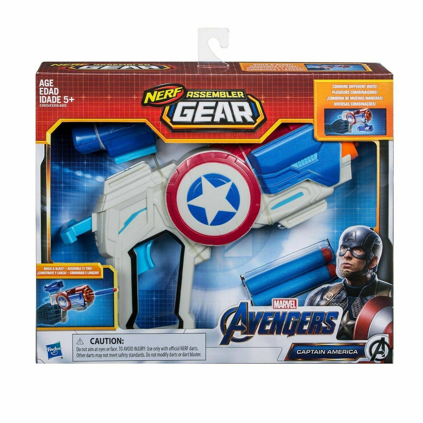 Avengers Endgame Nerf Assembler Gear 5+ Toy Captain America