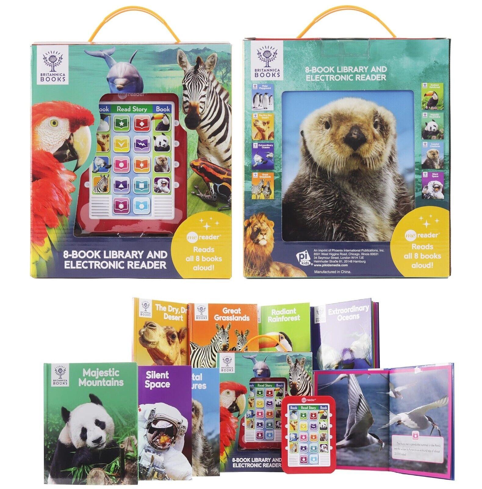 Encyclopedia Britannica Kids Me Reader Electronic Reader 8 Sound Book Library