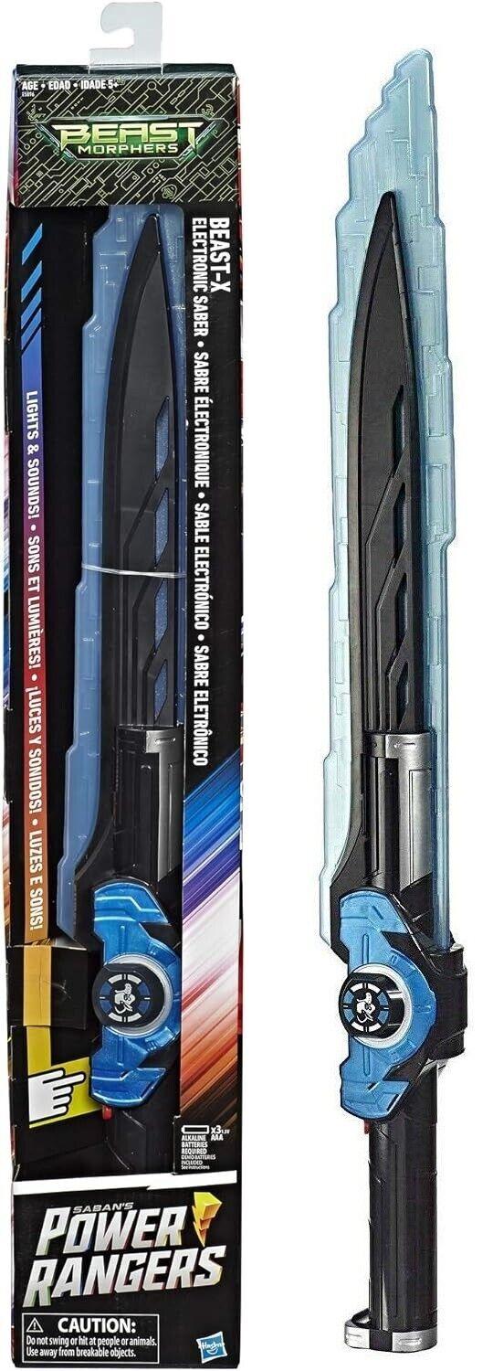 Power Rangers Beast X Morphers Electronic Saber Light Reactive Sound Lightsaber