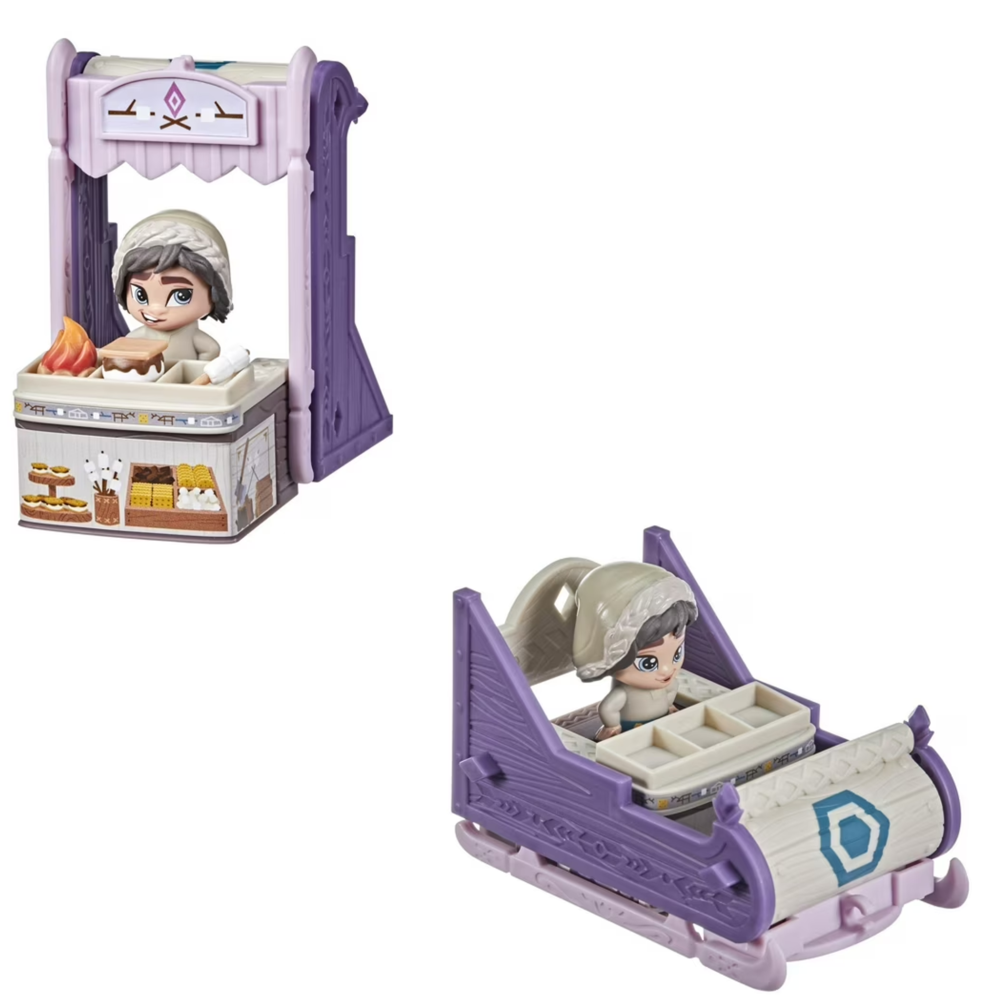 Disney Frozen Mini Doll Twirl Abouts Sled 2-in-1 Ryder