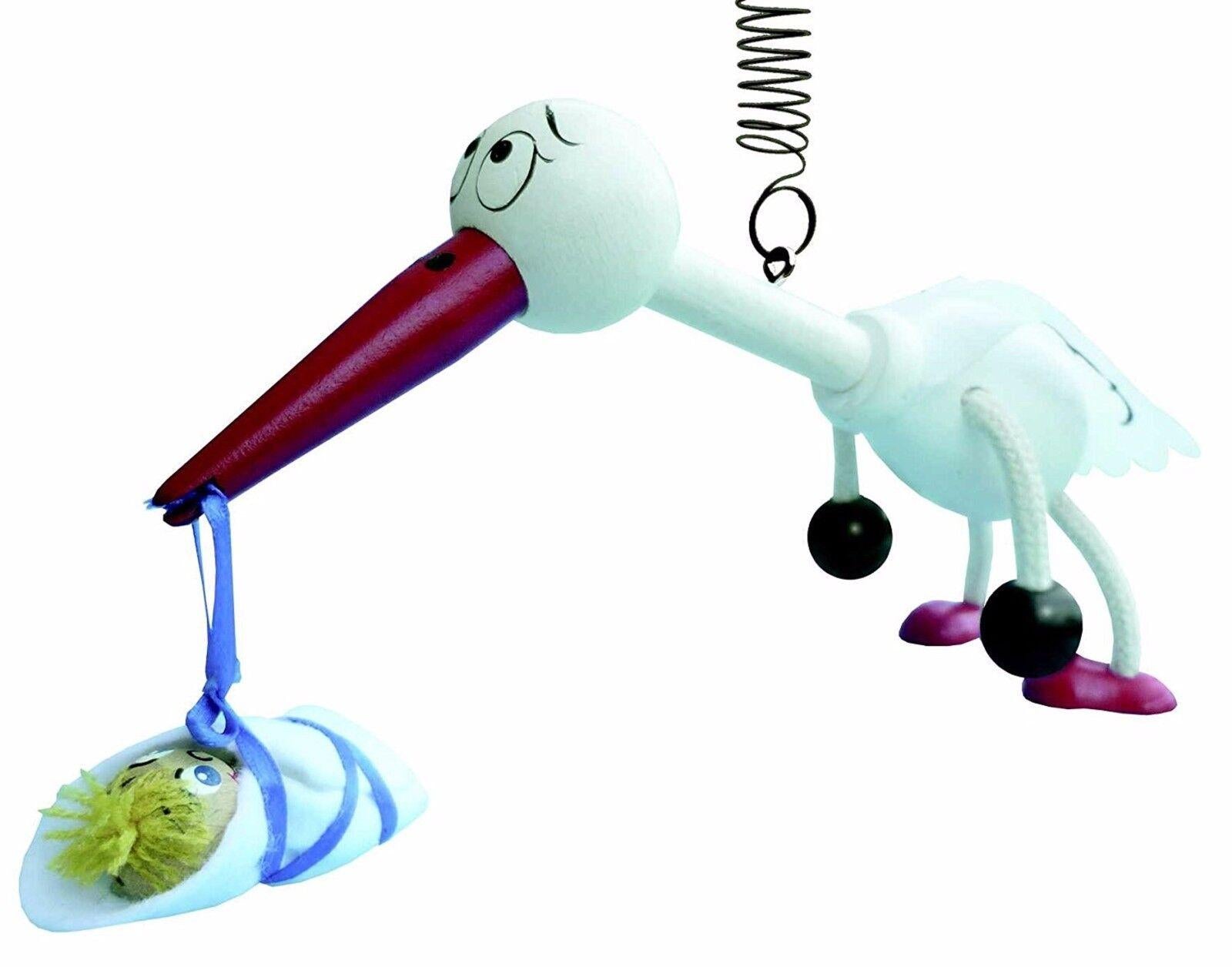 Stork Baby Flying Figure ABA Ages 3+ New Toy Girls Boys Play Fly Bird Storks