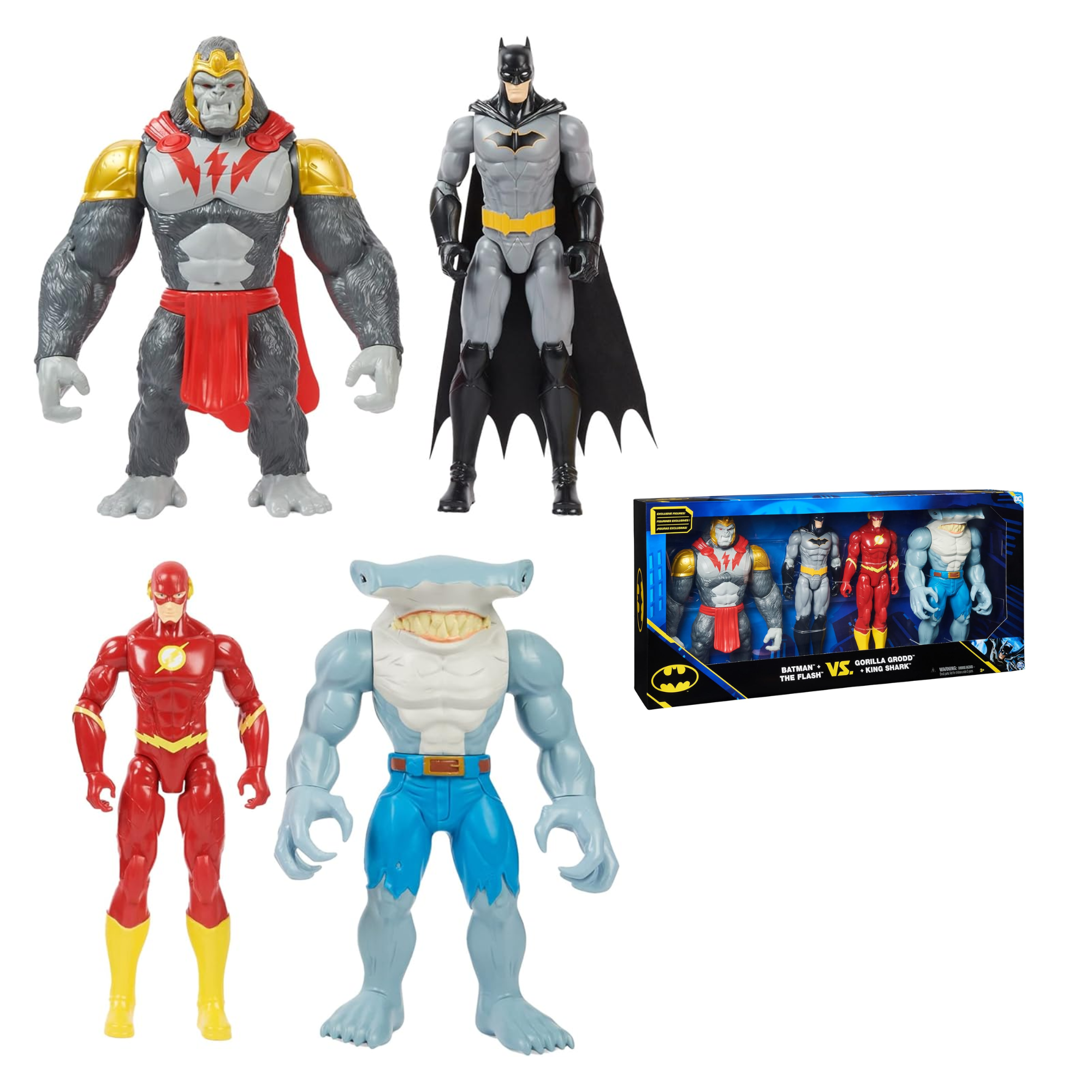 DC Comics 12-Inch Figure 4-Pack Action Figures Set TRGX