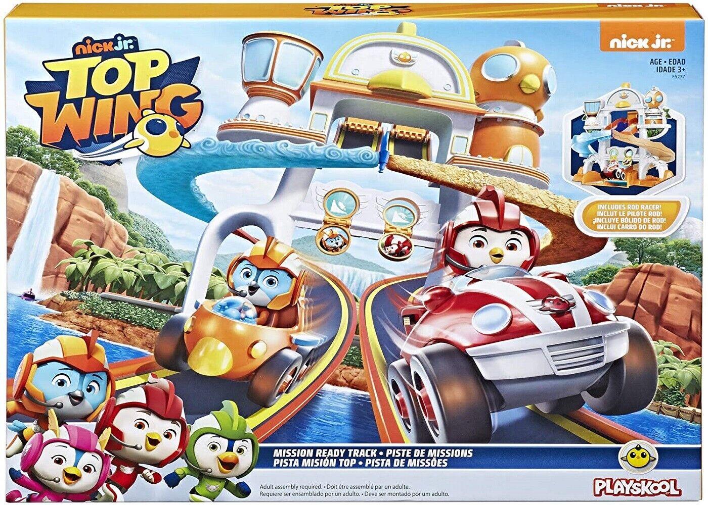 Top Wing Mission Ready Track Playset Ramp Jump Ages 3+ Toy Car Race Play Pet Fun