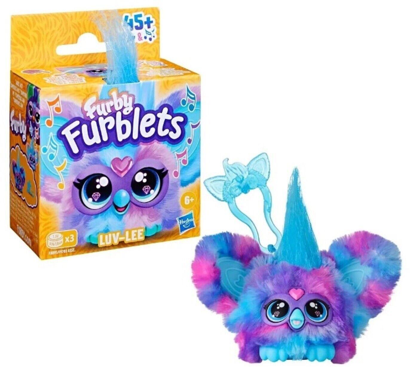 Furby Furblets Mini Electronic Plush Toy Assorted Ages 6+ New Toy 45+ Sounds - Luv-Lee