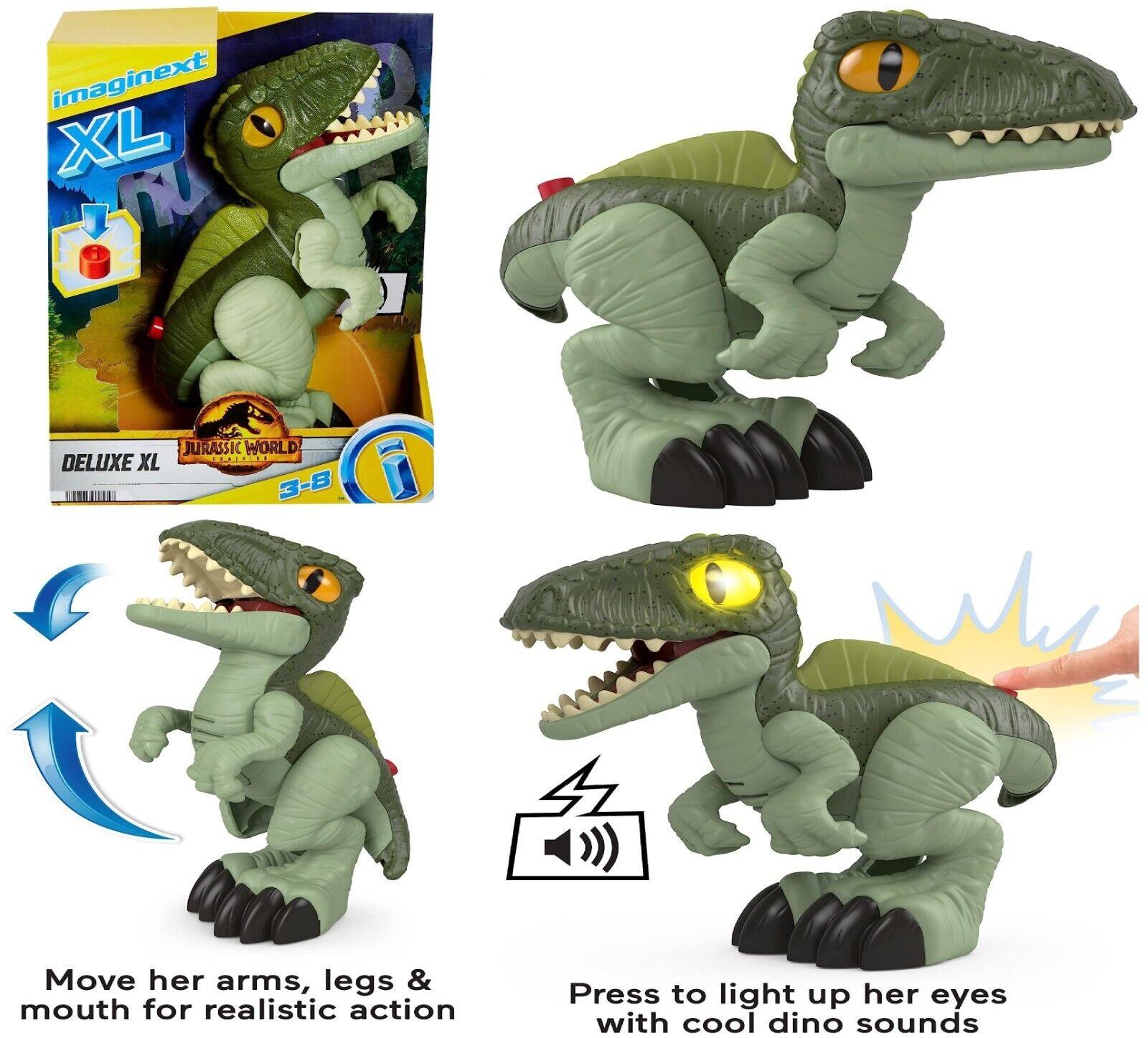Imaginext Jurassic World Dominion Deluxe Growlin Giga XL Dinosaur Toy Dino Move