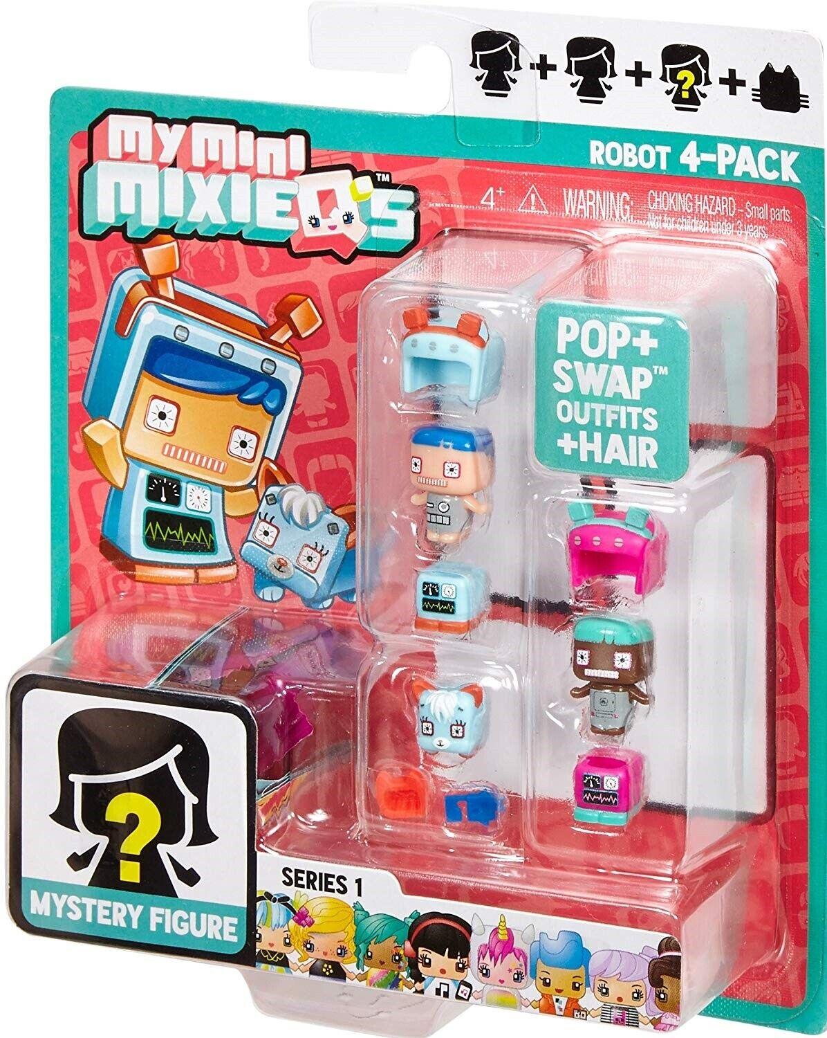 My Mini MixieQs Robot 4-Pack Robot Drummer Polka Dots Ages 4+ Toy MixieQ Doll