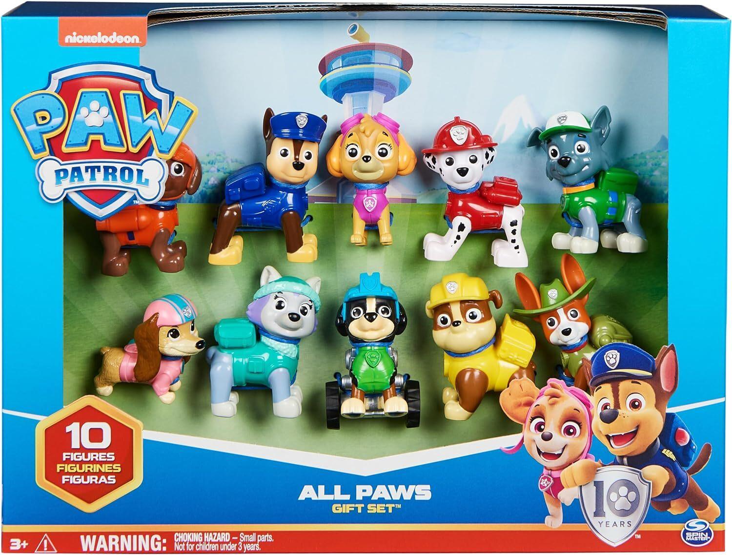 PAW PATROL PAW Patrol 10th Anniversary All Paws On Deck Toy Figures Gift Pack