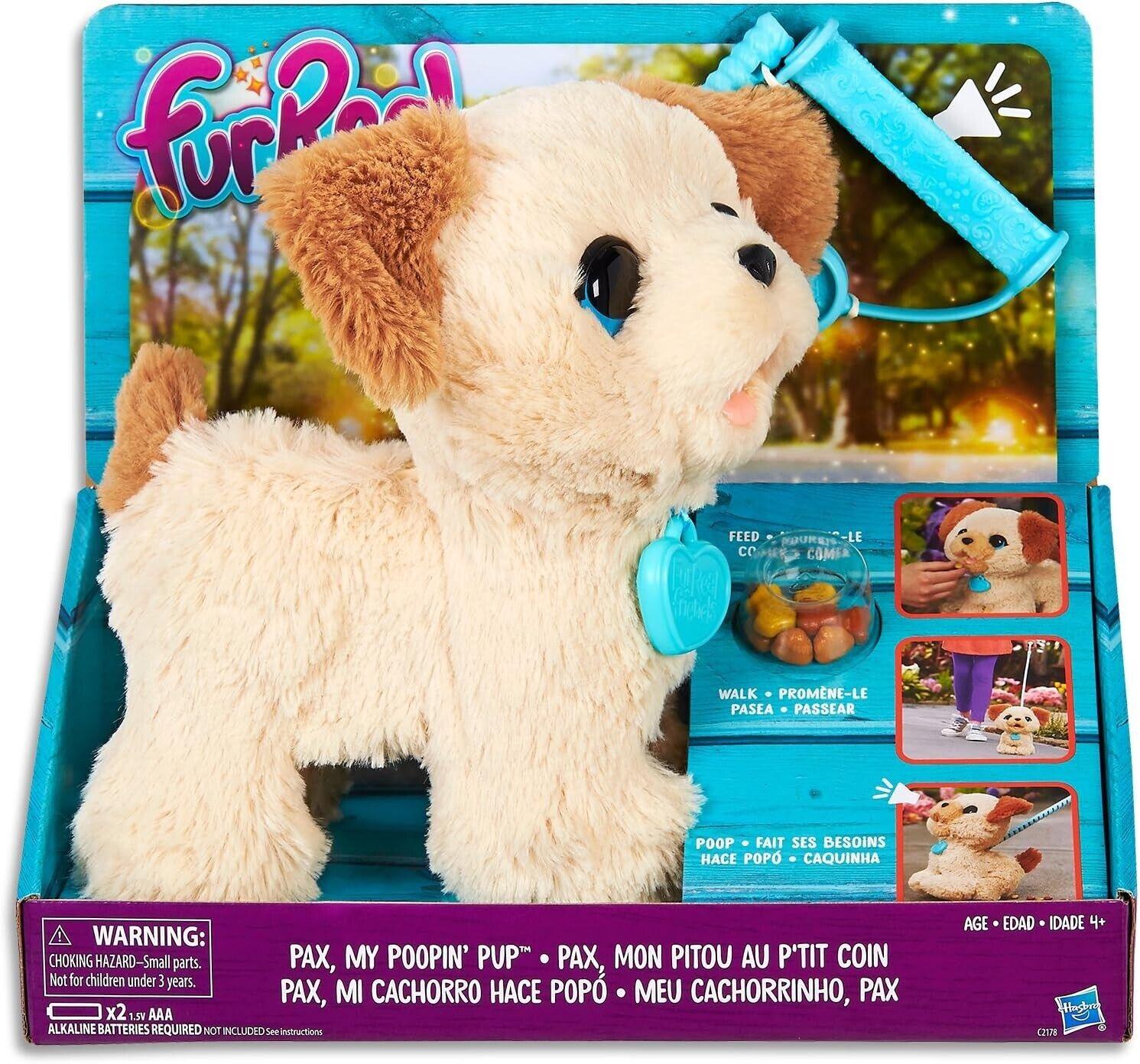 Furreal friends Pax My Poopin Pup Plush Pet Ages 4+ New Toy Dog Puppy Play Gift