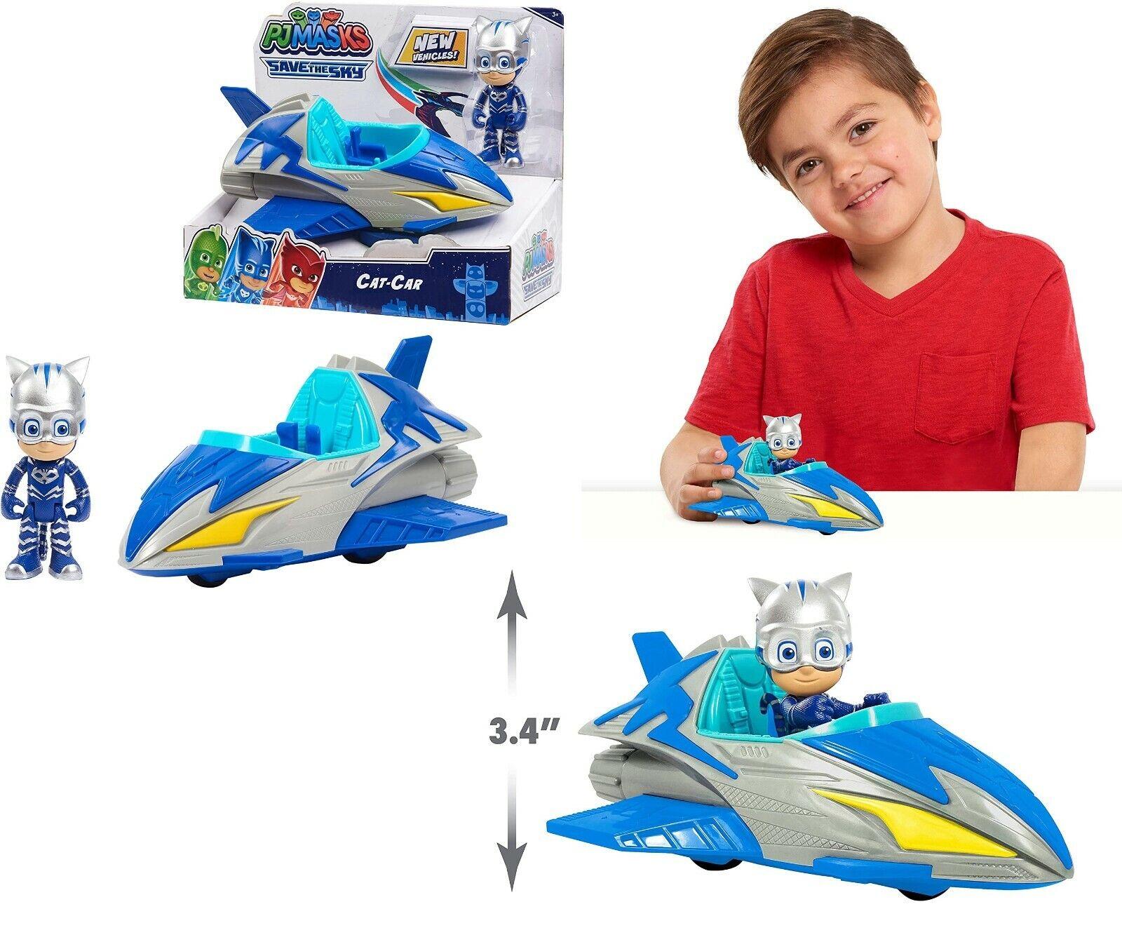 PJ Masks Save the Sky-Jet catboy- 3+ Toy Play Gift Race Car Plane