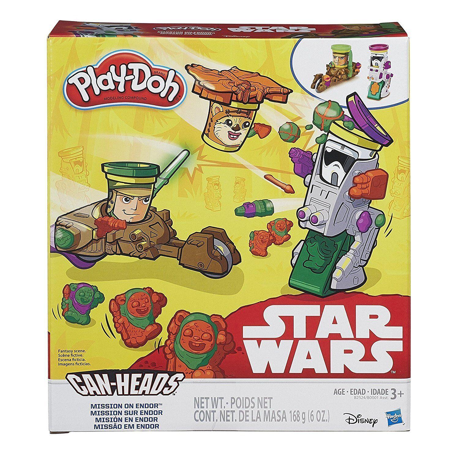 Playdoh Star Wars Endor Forest Battle Action Figure Ages 3+ New Toy Can Heads