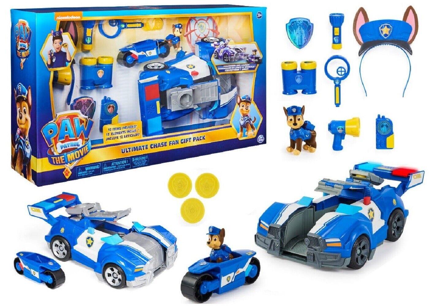 Paw Patrol The Ultimate Chase Fan Gift Pack Ages 3+ Toy Car Bike Pet Play