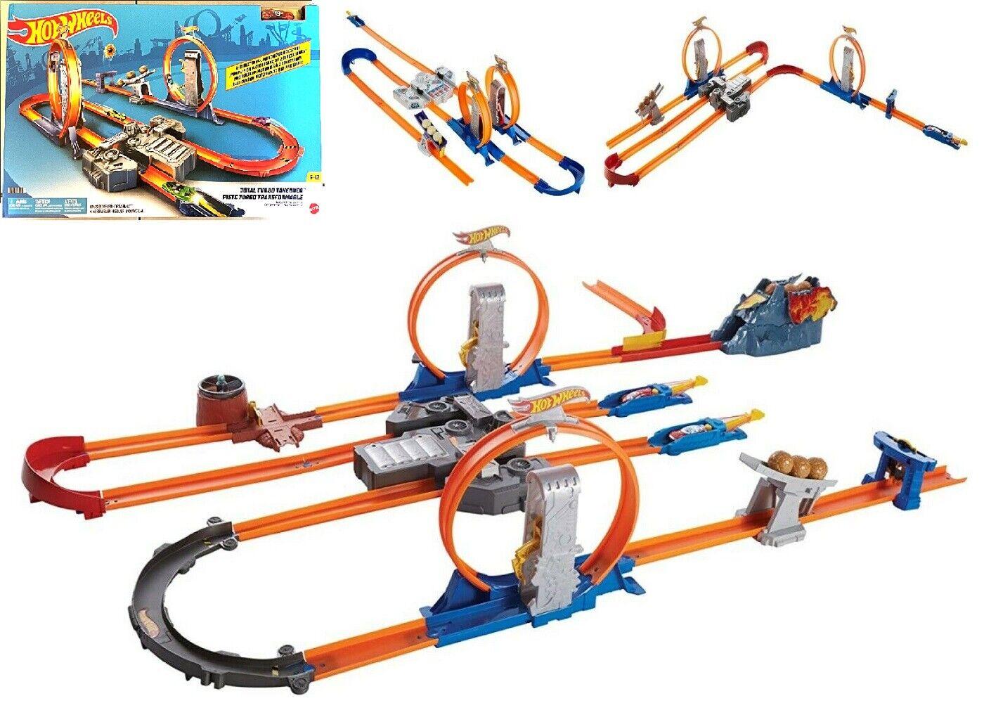Hot Wheels Track Builder Total Turbo Takeover Track Set Ages 4+ Toy Build Play