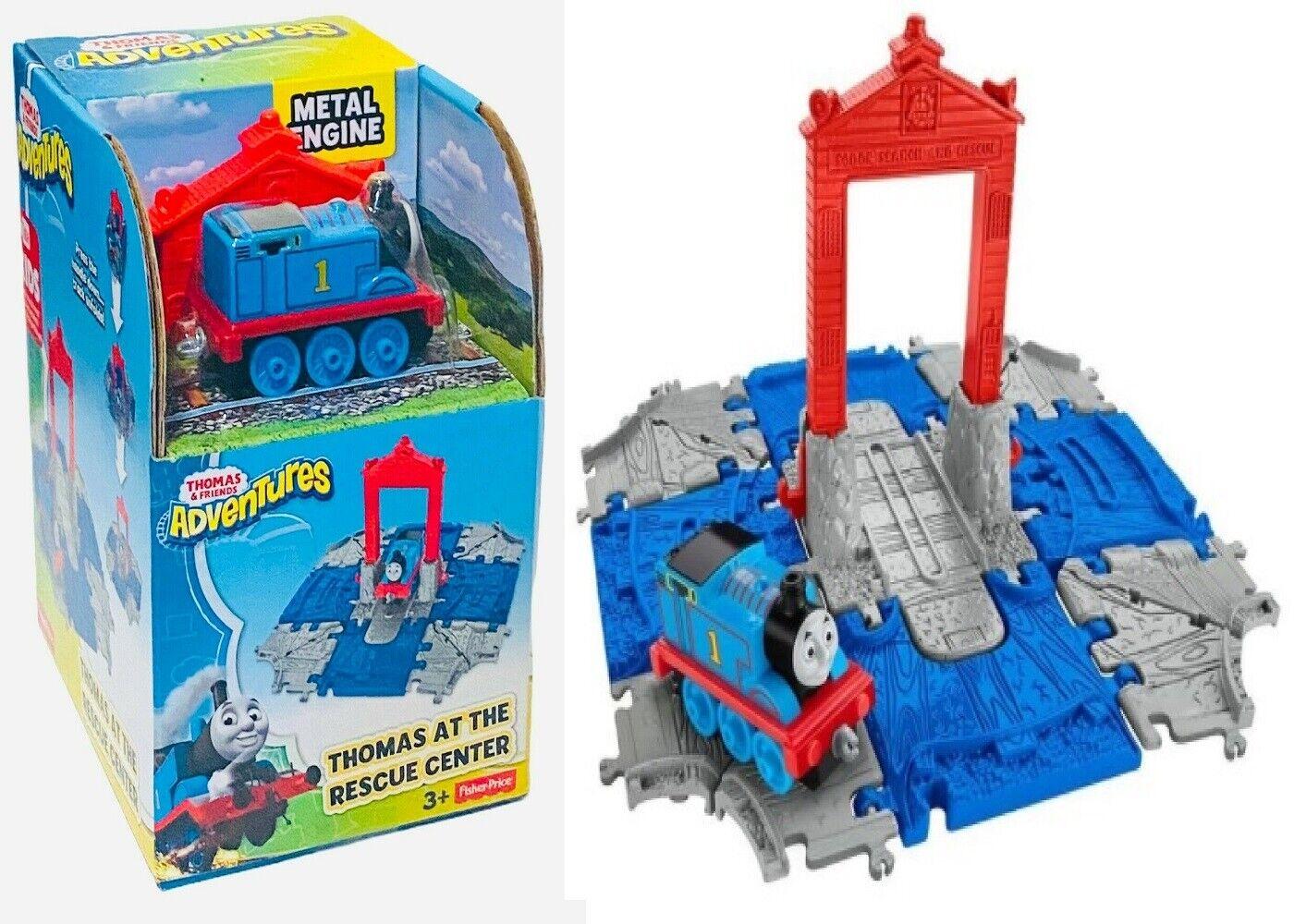 Thomas and Friends Adventure Station Train Thomas at Rescue centre Ages 3+ Toy Rescue Car Race Track