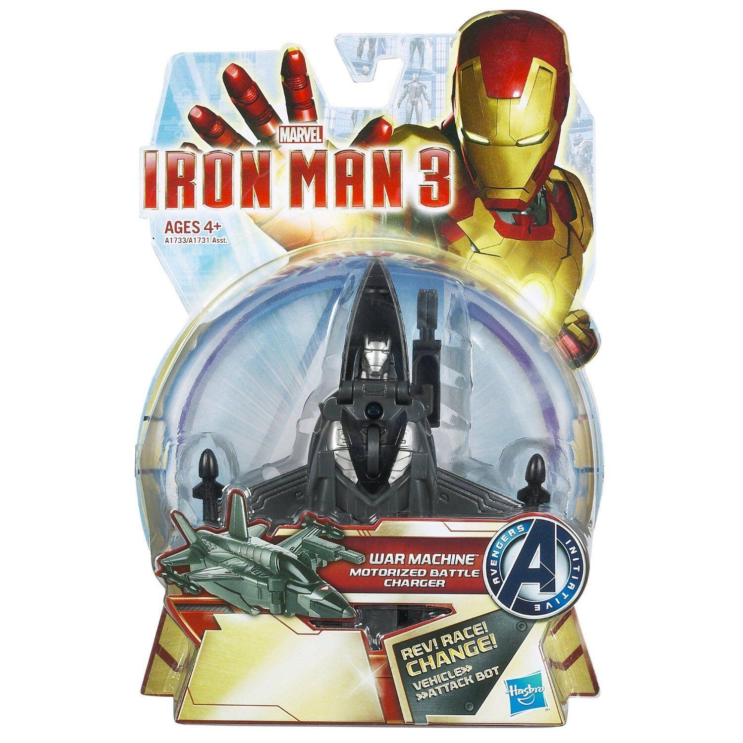 Marvel Iron Man War Machine Battle Charger Ironman Plane Ages 4+ Toy Car Tank