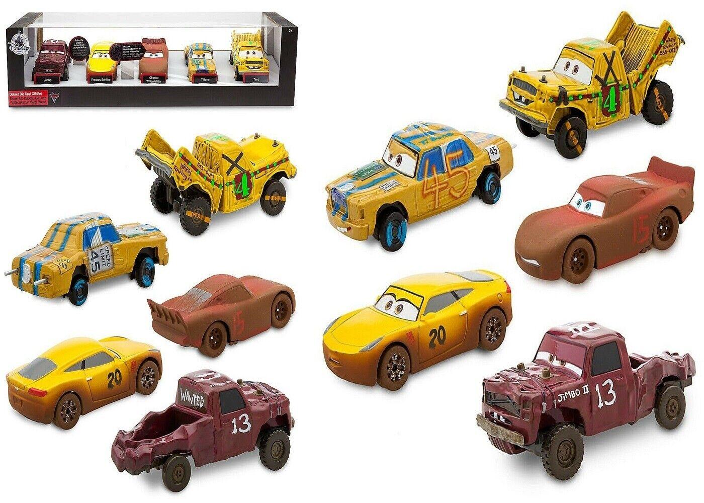 Disney Lightning Mcqueen Metal 5 Pieces Set Deluxe Die Cast Set for 3+ Toy