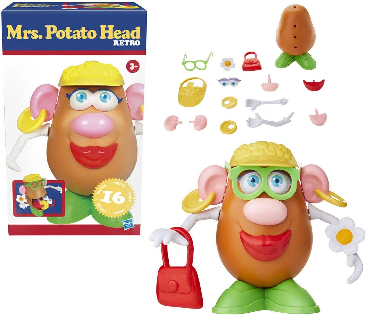 Mrs Potato Head Retro Edition stylish Mash Back to 1980s Ages 3+ New Toy Mix Play