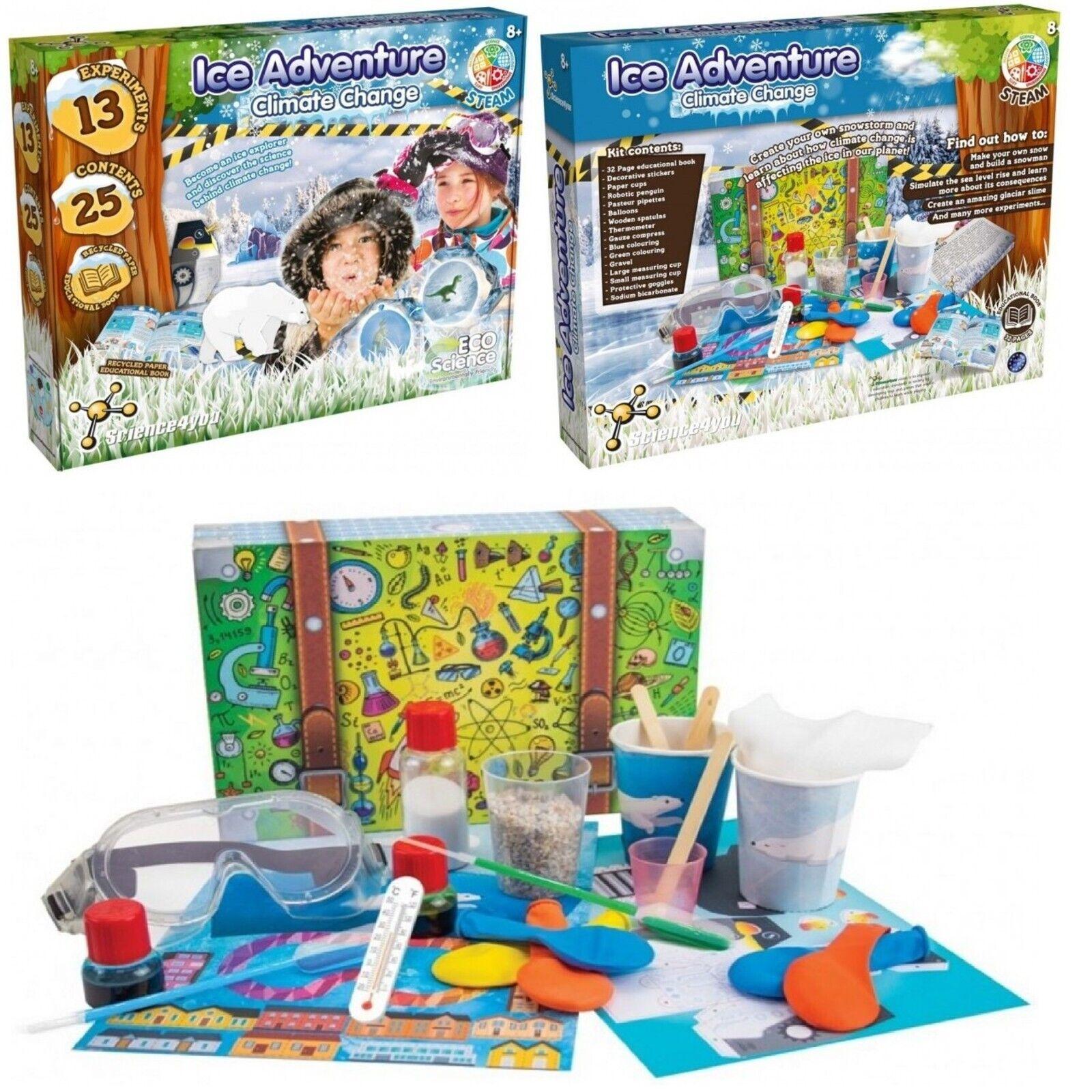 Science4you Climate Change Ice Adventure Activity School Project Experiment