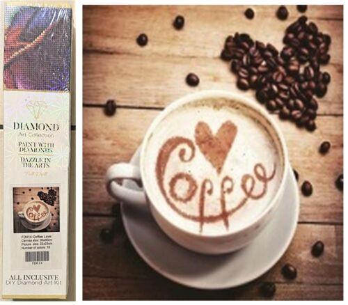 Diamond Art Collection Coffee love Painting kit