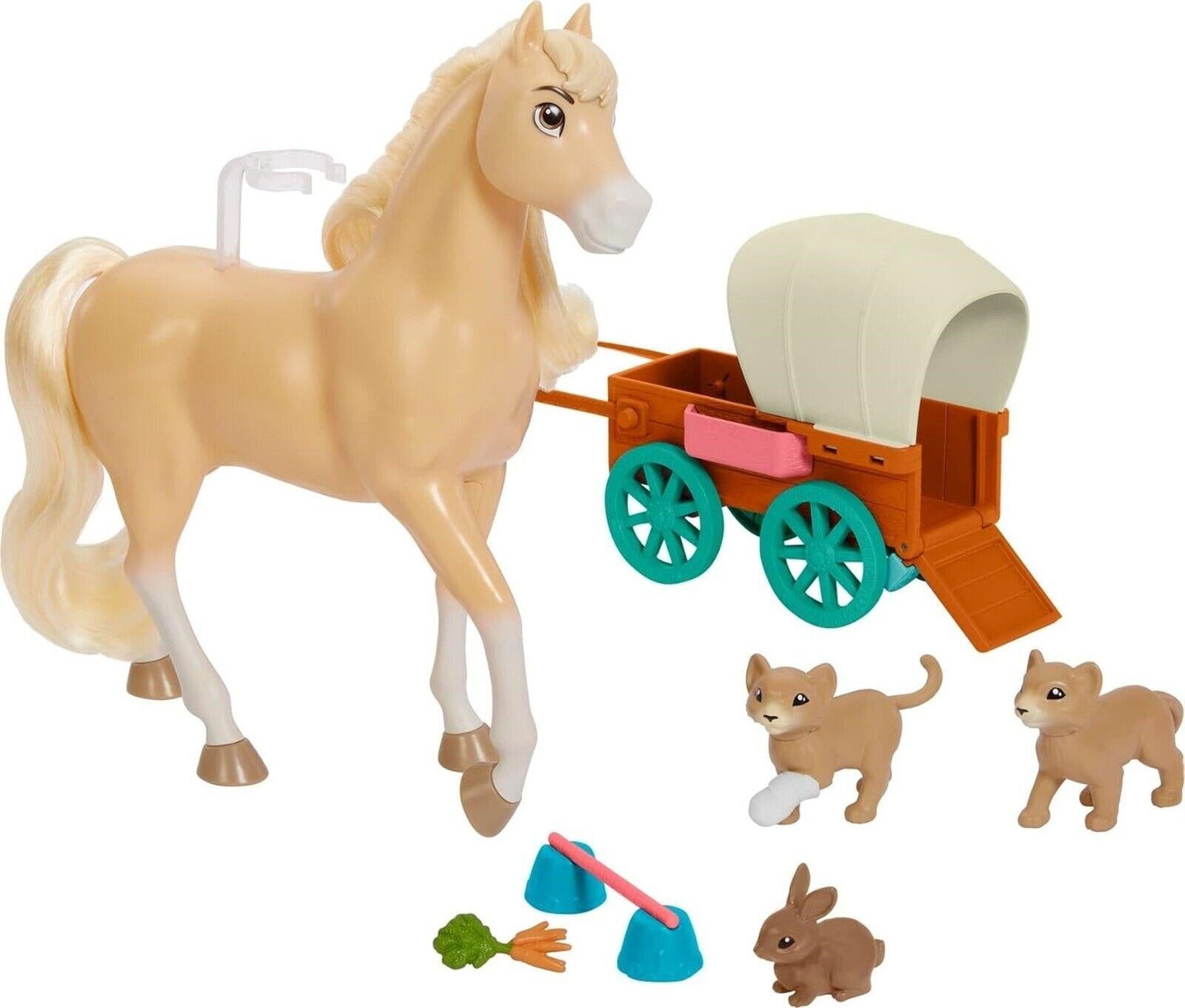 Spirit Chica Linda Adventure Playset Mountain Lion Wagon Horse Play