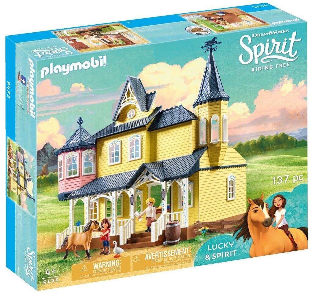 Playmobil 9475 Lucky and Spirit Happy House Home Table Chairs Dishes Utensils
