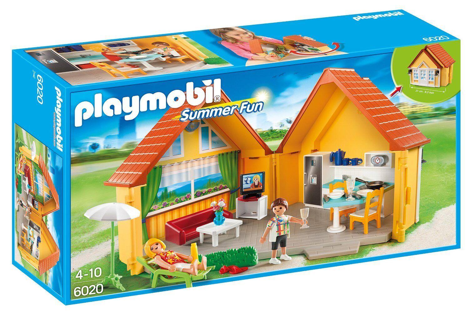 Playmobil 6020 Summer Fun Country House Ages 4+ New Toy Kitchen TV Chairs Patio