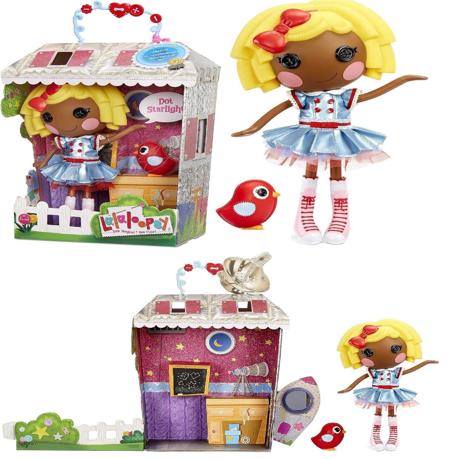 Lalaloopsy-Dot straight-Large 13 Inch Doll Crumbs Sugar Cookie Pet Puppy Sky Play Fashion Fun