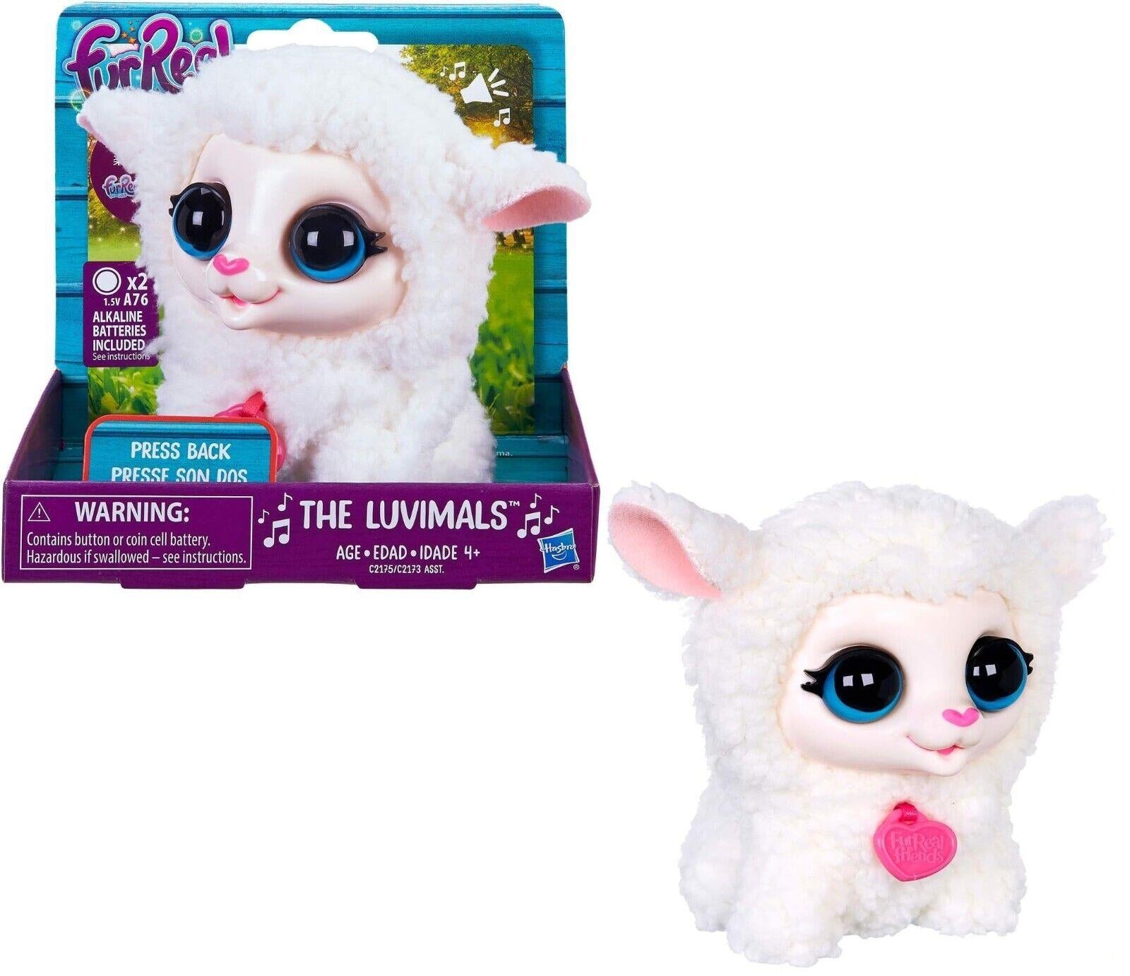 FurReal Friends- Sheep-Luvimals Harmony Cool Cottonball Duckling Kitten Pet