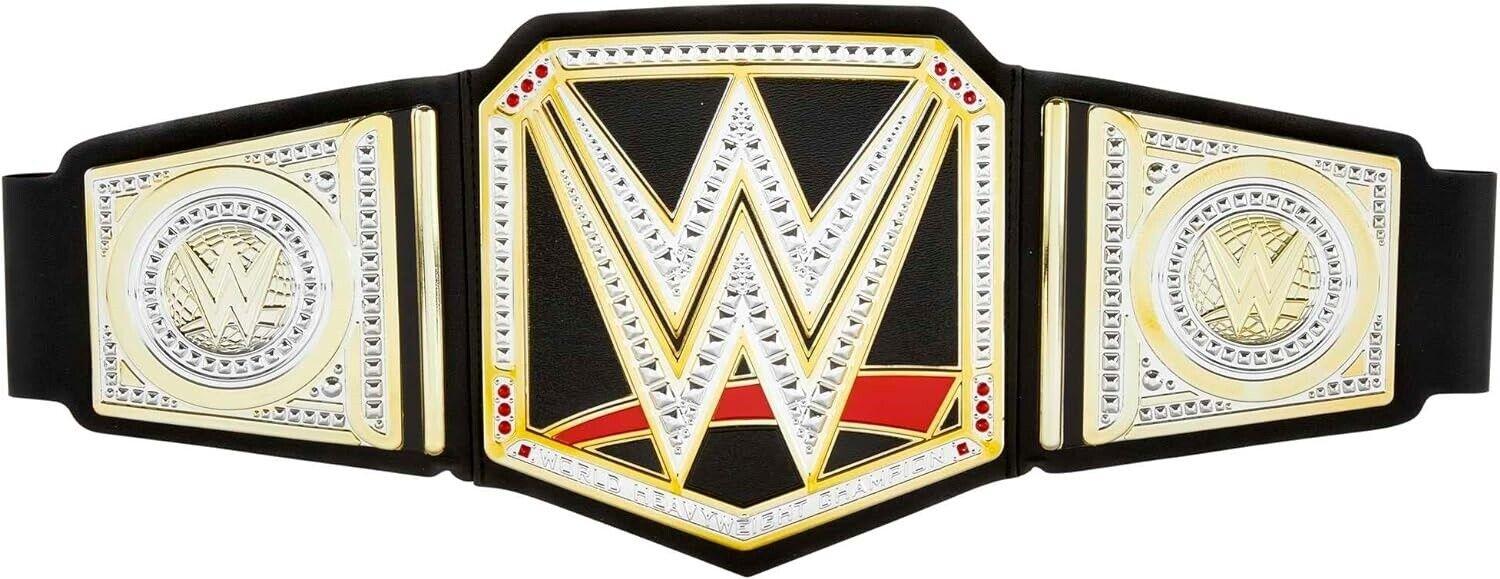 WWE World Championship Belt forAges 8+ Toy Fight Play Ring Trophy Leather