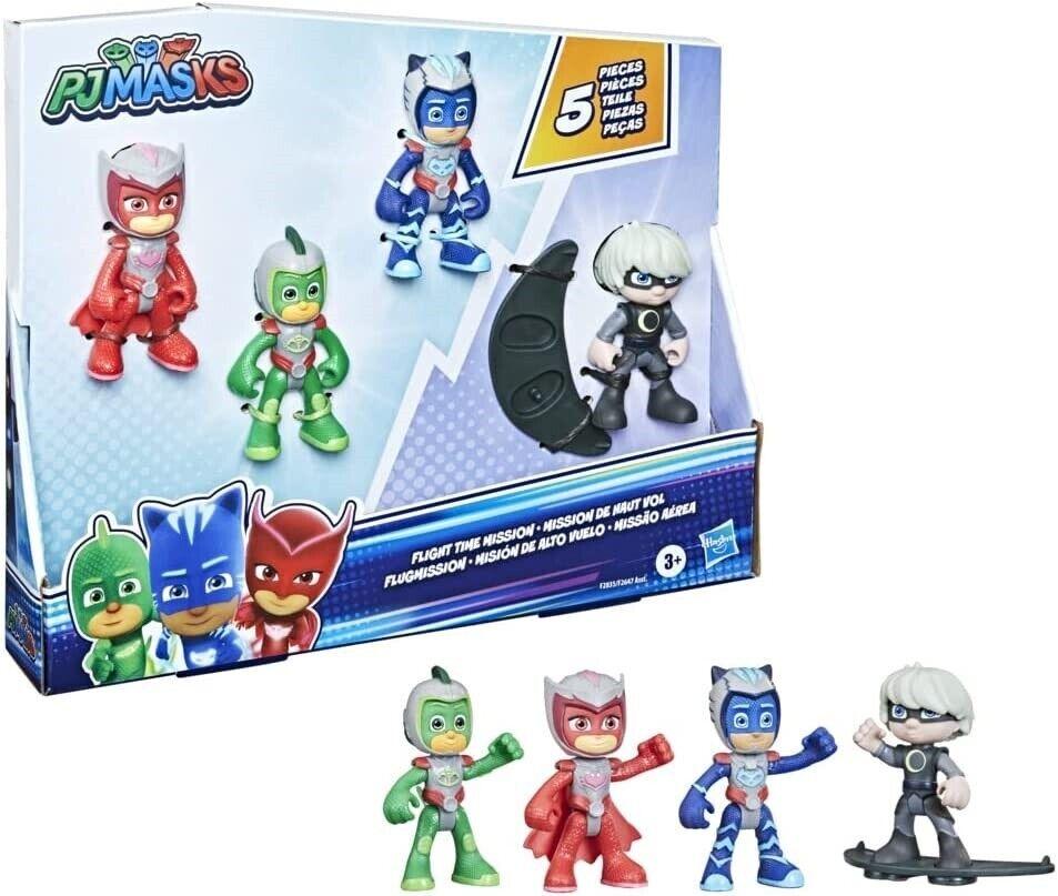PJ Masks Flight Time Mission Action Figure Set Space Themed Catboy Gekko Owlette