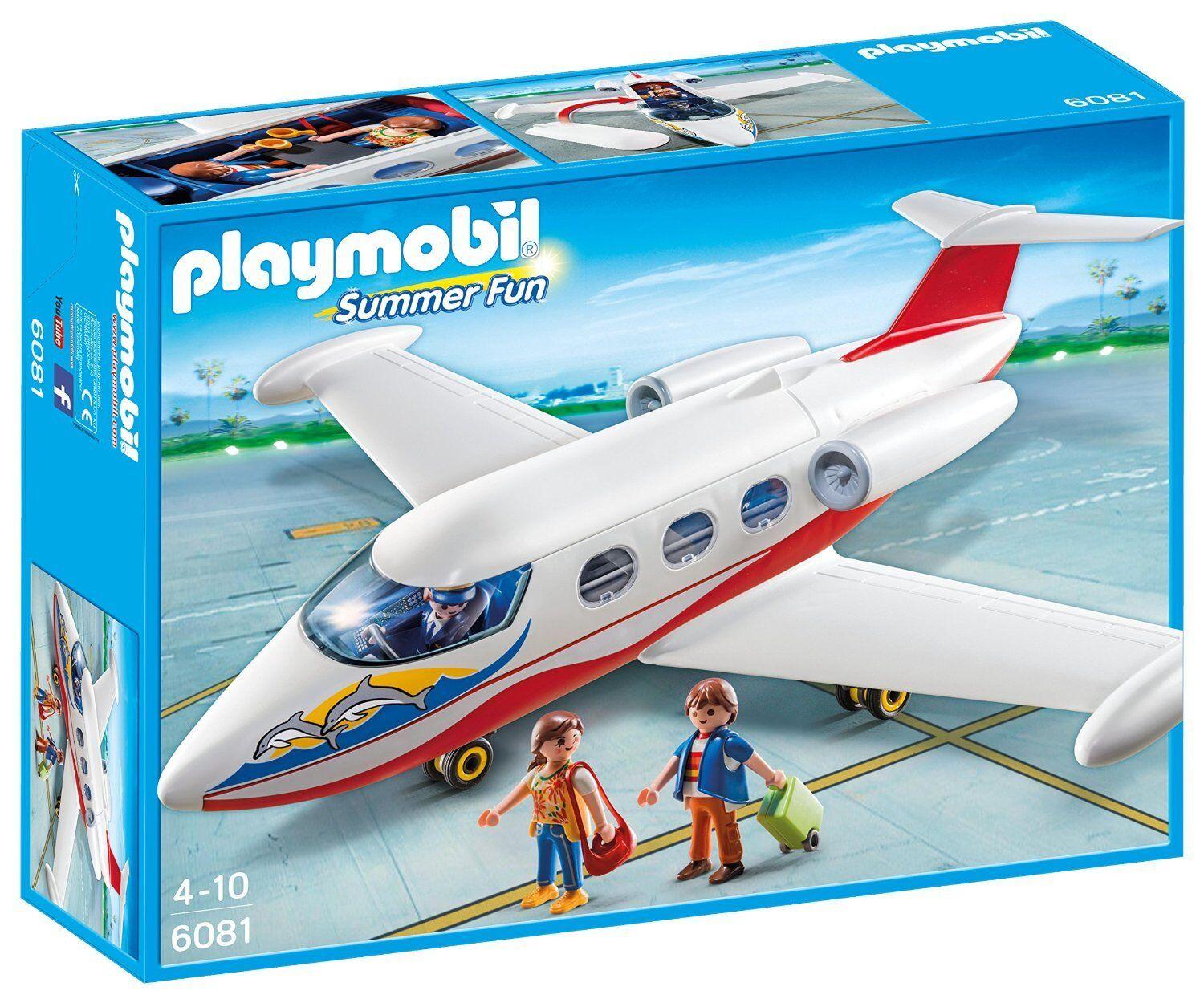 Playmobil 6081 Summer Fun Jet Playset Ages 4+ New Toy Plane Aeroplane Fly Play