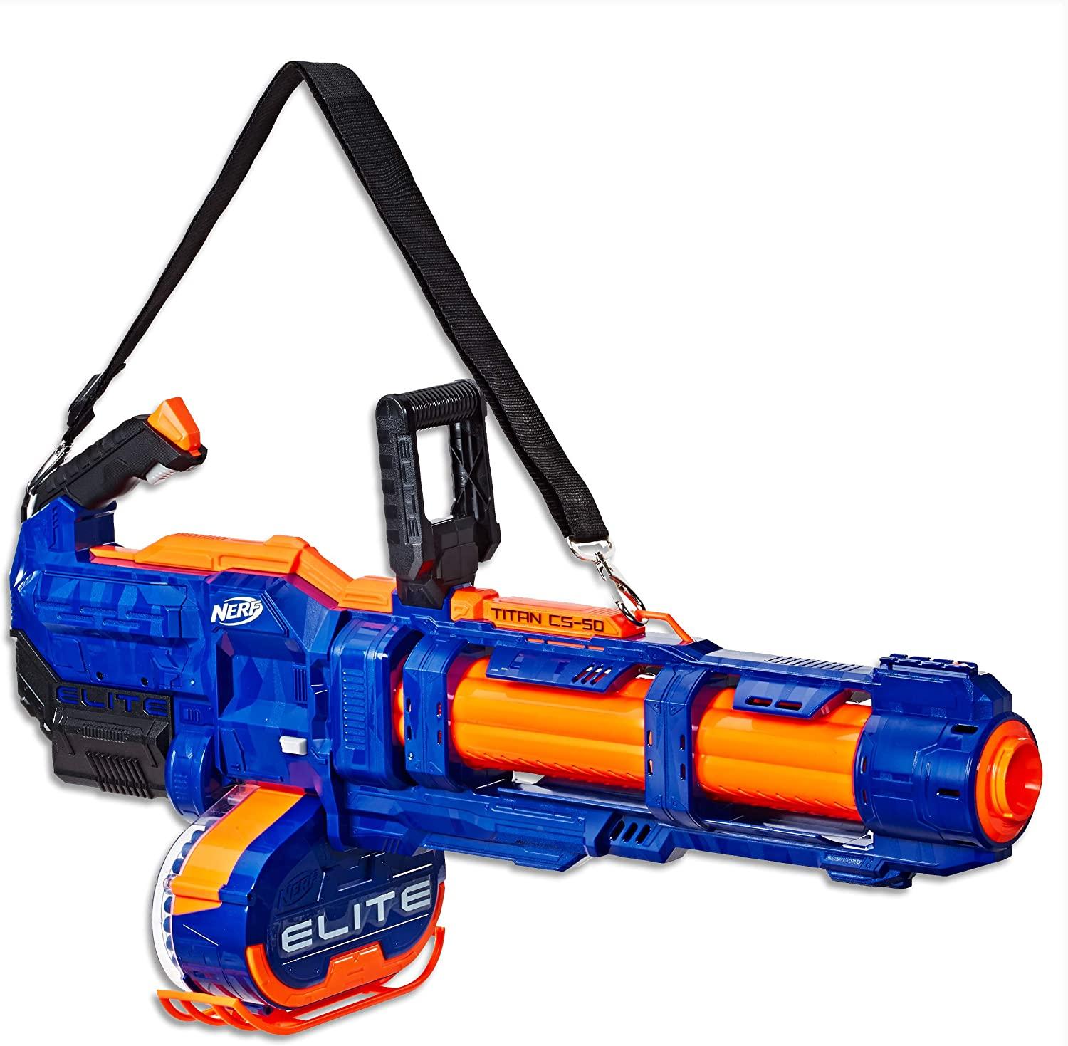 NERF Elite - Titan CS 50 Blaster inc 50 Official Darts