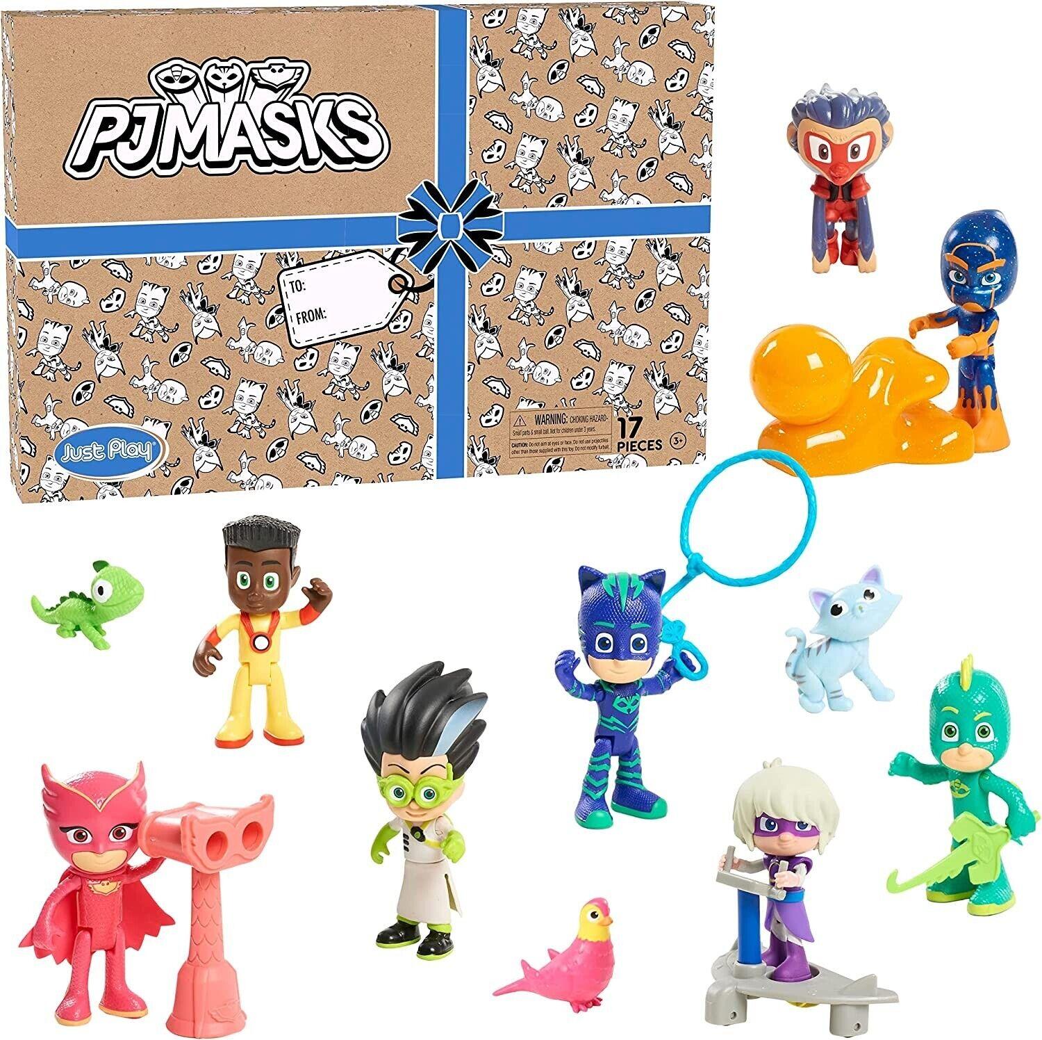 Just Play PJ Masks Deluxe Figure Set Catboy Owlette Gekko Romeo Luna Girl Ninja