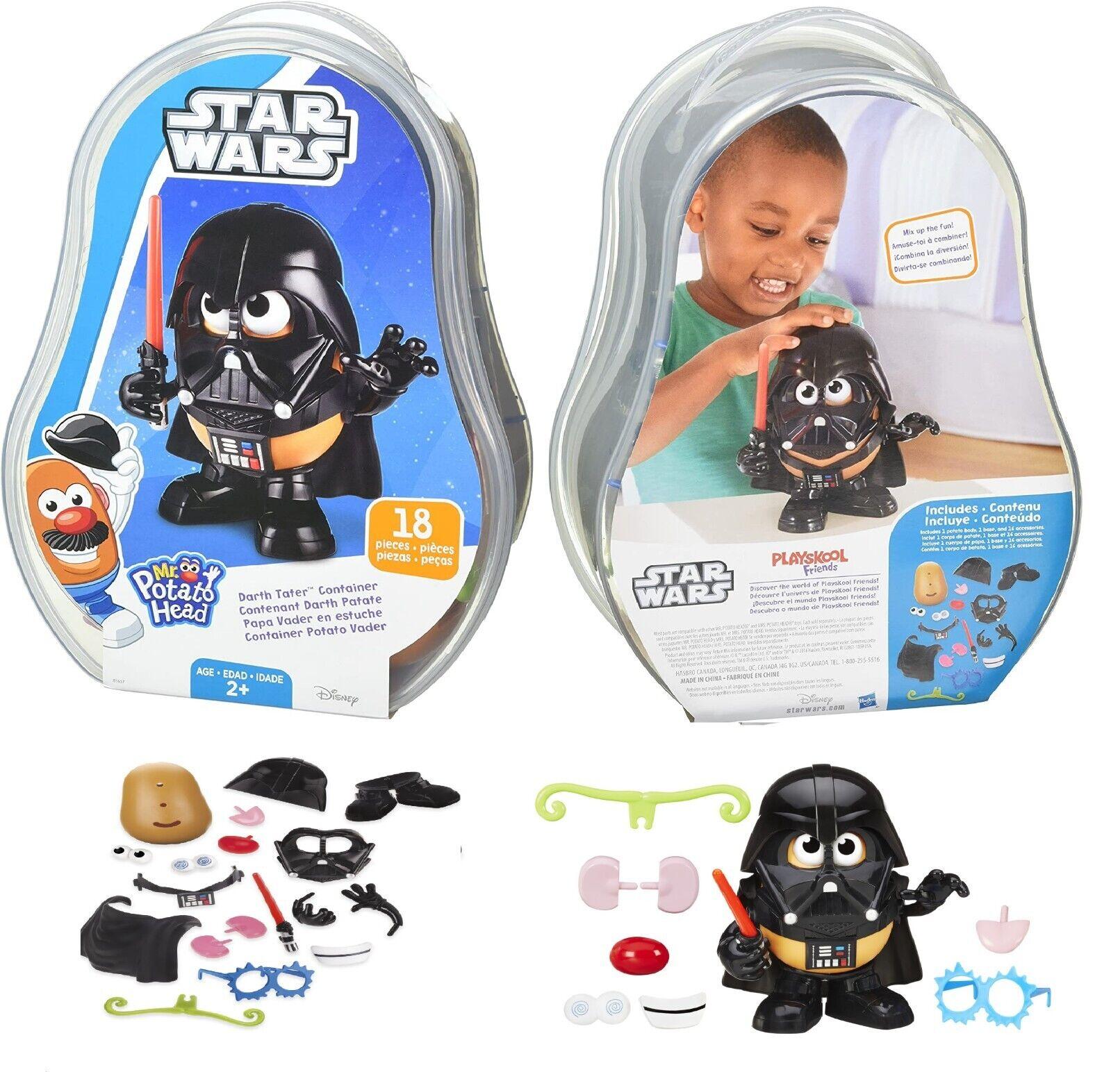 Playskool Star Wars Mr Potato Head Darth Tater Container Red Lightsaber Mask Fun