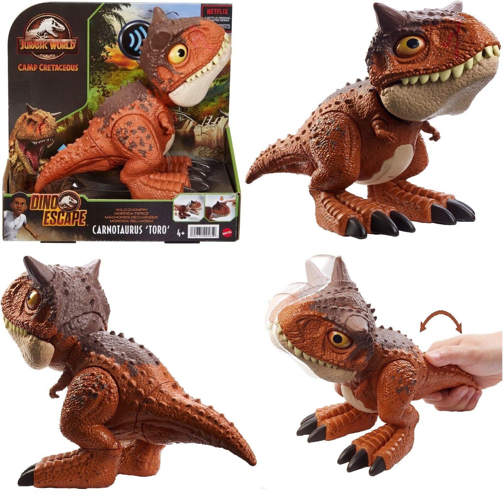 Jurassic World Toys Chompin Carnotaurus Toro Dinosaur Action Camp Cretaceous